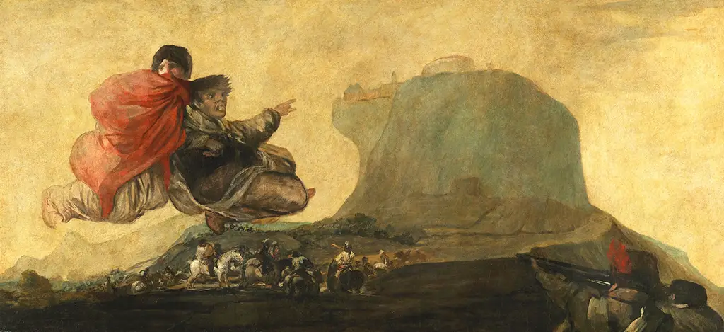 Asmodea in Detail Francisco de Goya